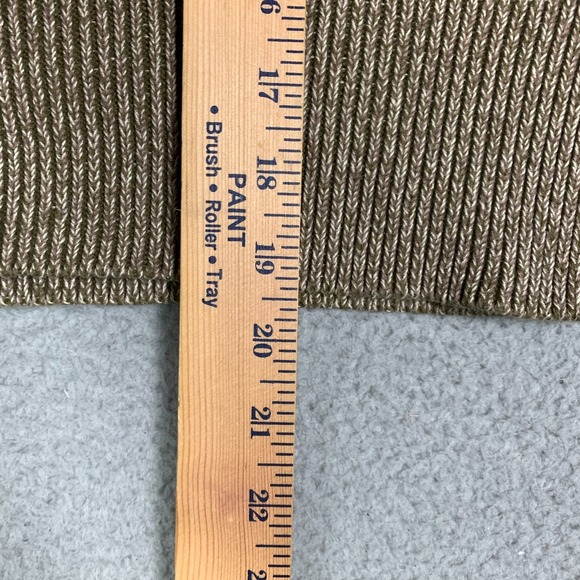 Varley Mentone Sweater Medium M Dark Olive Speckle Half-Zip Knit Pullover Crop - Picture 9 of 10